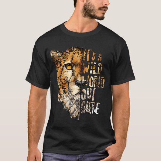 T-shirt Gepard Wild World là-bas Sauver la faune Rehabi (Devant)