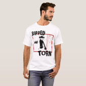 T-Shirt, GEPRODUCEERD EN TORN T-shirt (Voorkant volledig)