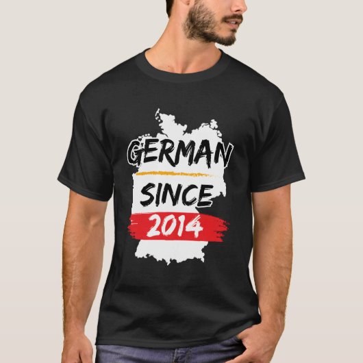 T-shirt Ger depuis 2014 Gery Carte Ger (Devant)
