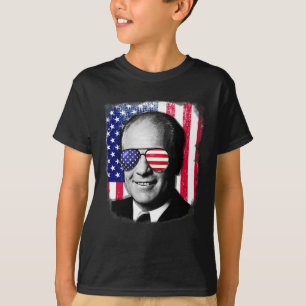 T-shirt Gerald Ford 4 juillet Drapeau