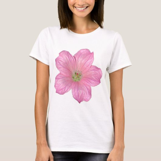 T-shirt Géranium rose (Devant)