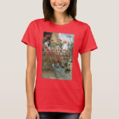 T-shirt Geraniums par Childe Hassam, Impressionnisme Vinta (Devant)