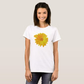 T-shirt Gerbera Daisy (Gerbera hybrida) - Jaune (Devant entier)