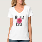 T-shirt Gerbera Rose Daisy/ Mariage (Devant)