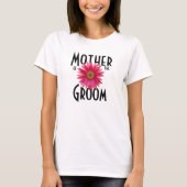 T-shirt Gerbera Rose Daisy/ Mariage (Devant)