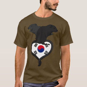 T-shirt Gerbil Corée du Sud sombre