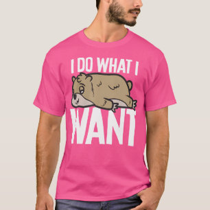 T-shirt Gérbil Drôle Je Fais Ce Que Je Veux