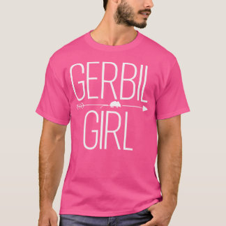T-shirt Gerbil Girl For Women Gnawer Pet Mouse Lover