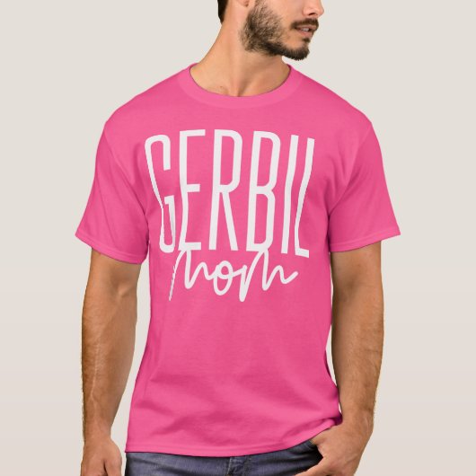 T-shirt Gerbil Maman mignonne Mama (Devant)