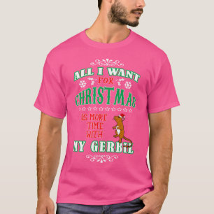 T-shirt Gérbil mignon Amoureux des animaux de compagnie No