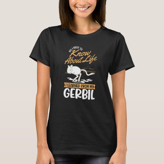 T-shirt Gerbil Racing Rat (Devant)