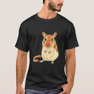 T-shirt Gerbille Animal Rongeur Rat Créatures du désert Ge