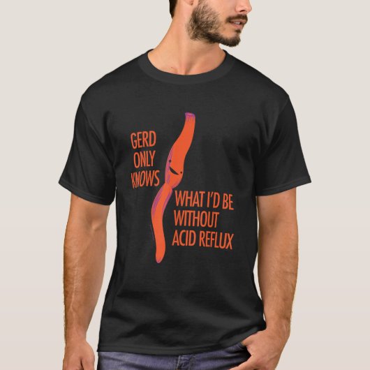 T-shirt GERD Reflux Cute Esophagus Chirurgie Humour (Devant)