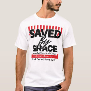T-shirt 'Gerett door genade' Celebrate Recovery