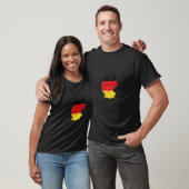 T-shirt German Flag Map For Americans And Who Love USA Fla (Unisexe)