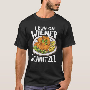 T-shirt German Foodie Austria Food Drôle Je Cours Sur Wien