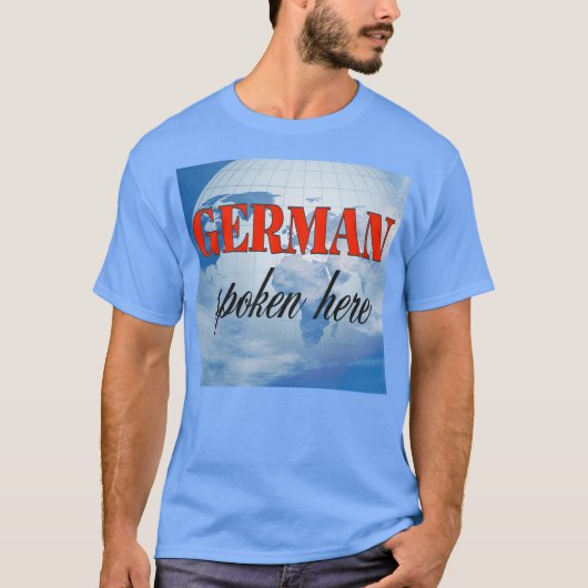 T-shirt German se moque de la terre (Devant)