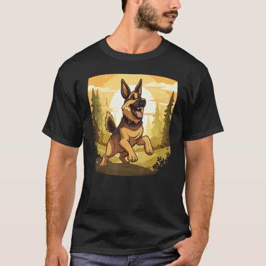 T-shirt German Shepherd (Devant)