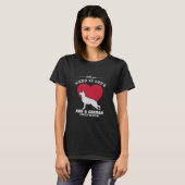 T-shirt german shepherd dog owner (Devant entier)
