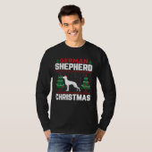 T-shirt German Shepherd German Shepherd Christmas (Devant entier)