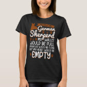T-shirt German Shepherd   love dog quote (Devant)