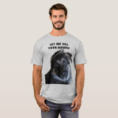 T-shirt GERMAN SHEPHERD PUPPY (Devant entier)