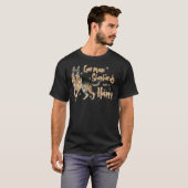 T-shirt German Shepherds Make Me Happy ! Especially (Devant entier)