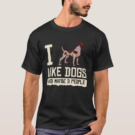T-shirt German Shorthaired Pointer Dog  Puppies Owner (Devant)