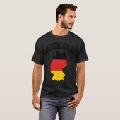 T-shirt Germany Map with Flag (Devant entier)