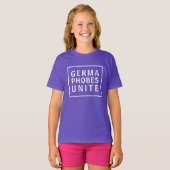 T-shirt Germaphobes Unite Funny Pandemic Meme (Devant entier)