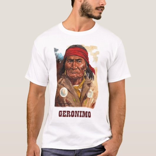 T-shirt Géronimo amérindien (Devant)