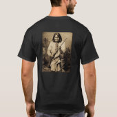 T-shirt Geronimo avec le cru 1886 de Natif américain de (Dos)