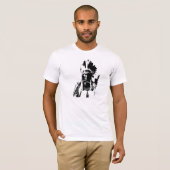 T-shirt Geronimo noir et blanc (Devant entier)