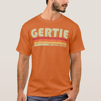 T-shirt Gertie Nom Personnalisé Garçon 80S 90S