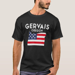 T-shirt Gervais Oregon USA State America Travel Oregon