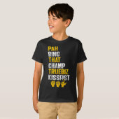 T-shirt Geste de la main asl Sensibilisation à la perte au (Devant entier)