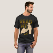 T-shirt Geste de la main Asl Sensibilisation à la surdité (Devant entier)