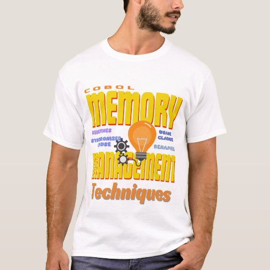 T-shirt Gestion de la mémoire de programmation Cobol (Devant)