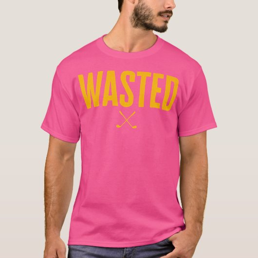 T-shirt Gestion des déchets Golf gaspillé (Devant)