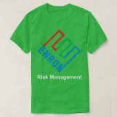 T-shirt Gestion des risques Enron (Design devant)