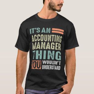 T-shirt Gestionnaire comptable