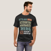 T-shirt Gestionnaire comptable (Devant entier)