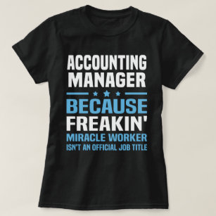 T-shirt Gestionnaire comptable