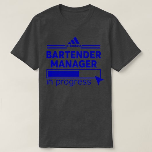 T-SHIRT GESTIONNAIRE DE BARTENDEURS 7 (Design devant)