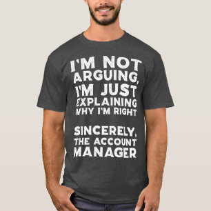 T-shirt Gestionnaire de comptes