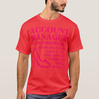 T-shirt Gestionnaire de comptes Femme1