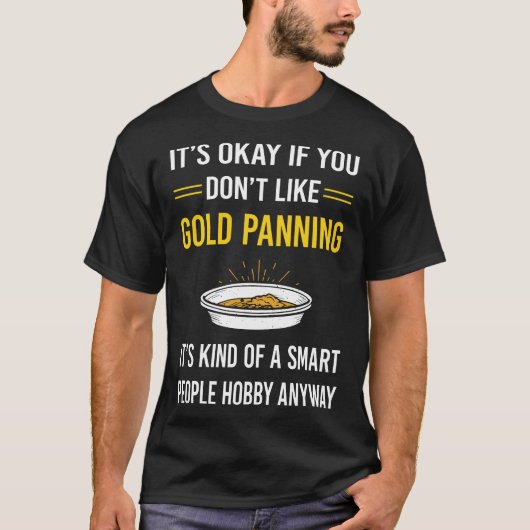 T-shirt Gestionnaire de panoramique Gold Smart People (Devant)