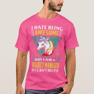 T-shirt Gestionnaire de projet de Unicorn génial