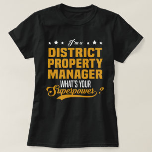 T-shirt Gestionnaire de propriétés du district