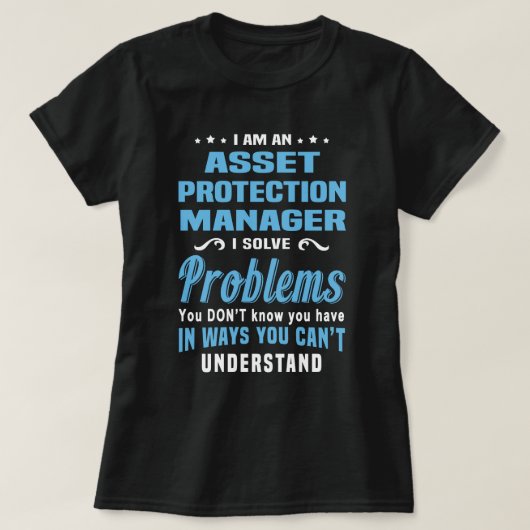 T-shirt Gestionnaire de protection des ressources (Design devant)
